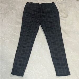 Calvin Klein Plaid Dark Gray Dress Pants